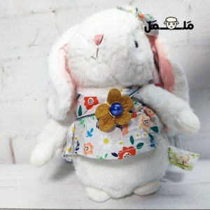 عروسک خرگوش گل دار